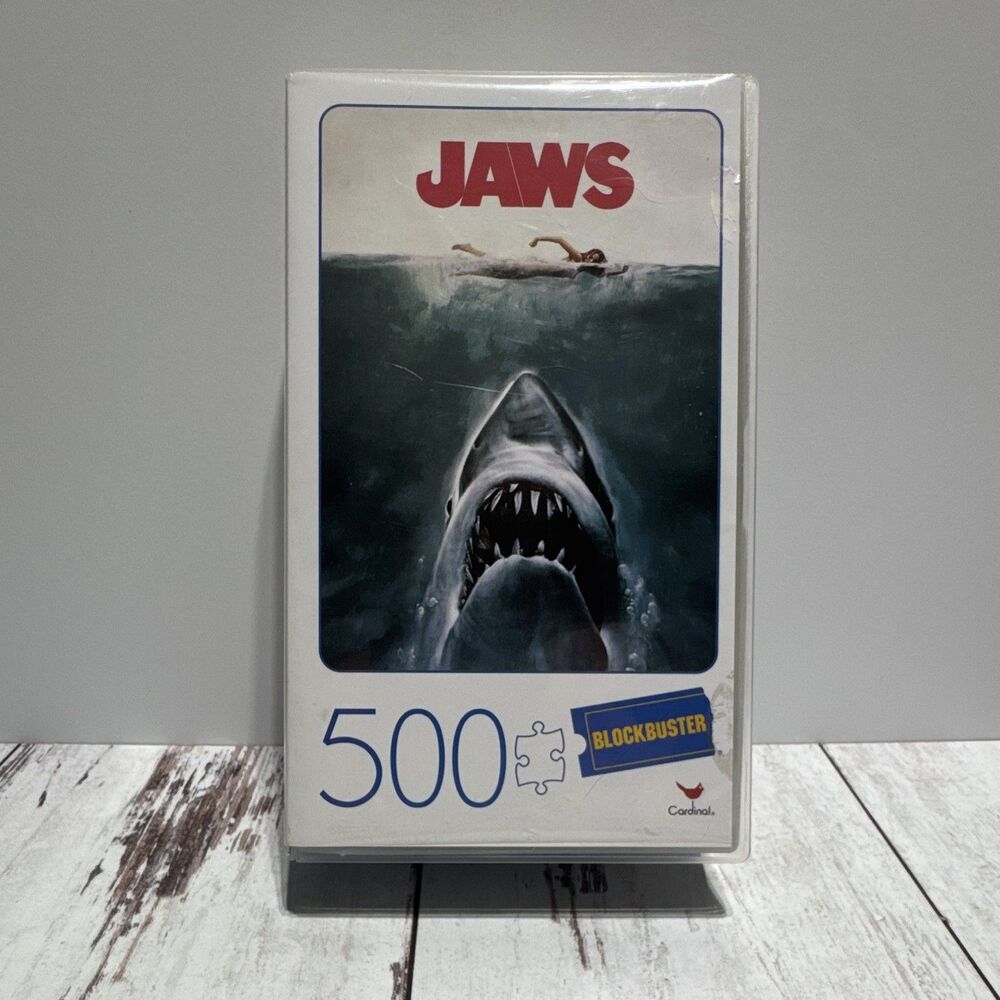 Cardinal Jaws Blockbuster 500-Piece Interlocking Cardboard Jigsaw Puzzle 2019